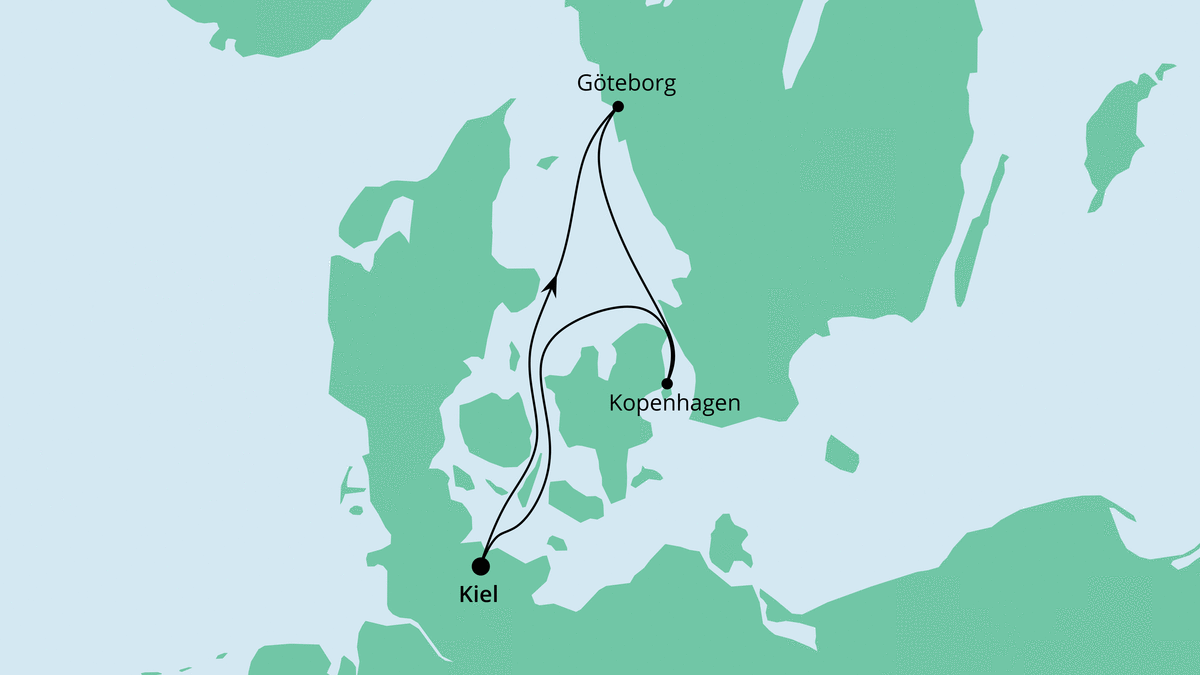  Kurzreise nach Göteborg & Kopenhagen