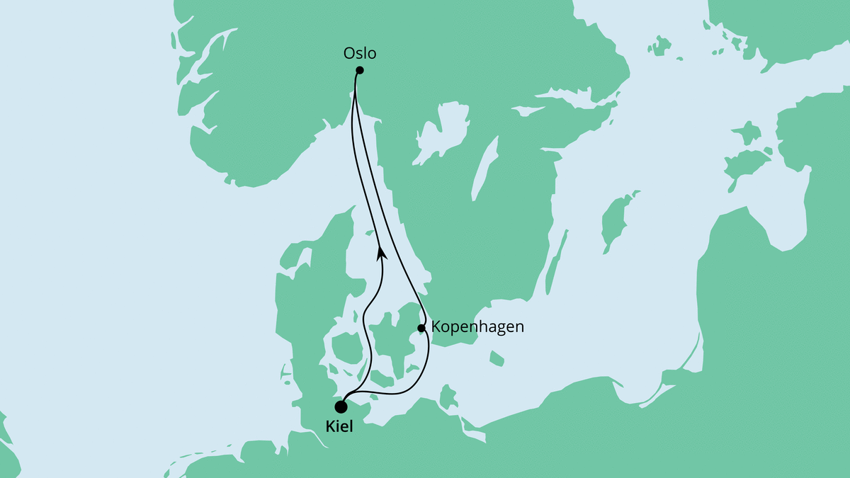  Kurzreise nach Oslo & Kopenhagen