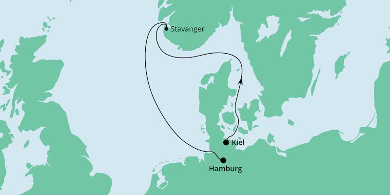 Kurzreise von Kiel nach Hamburg