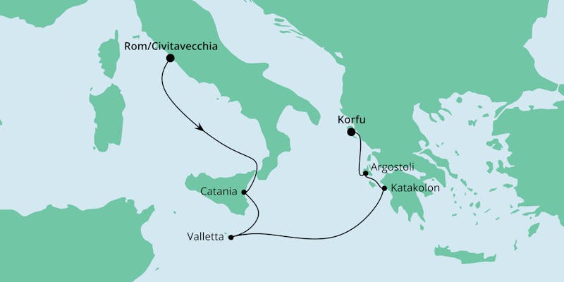 Von Rom nach Korfu 1