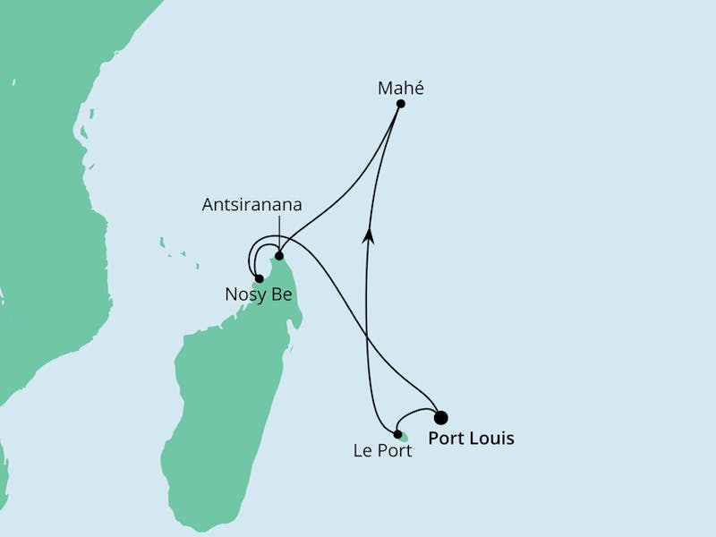 Mauritius,  Seychellen & Madagaskar 1