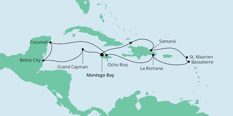 Karibik & Mexiko ab Jamaika