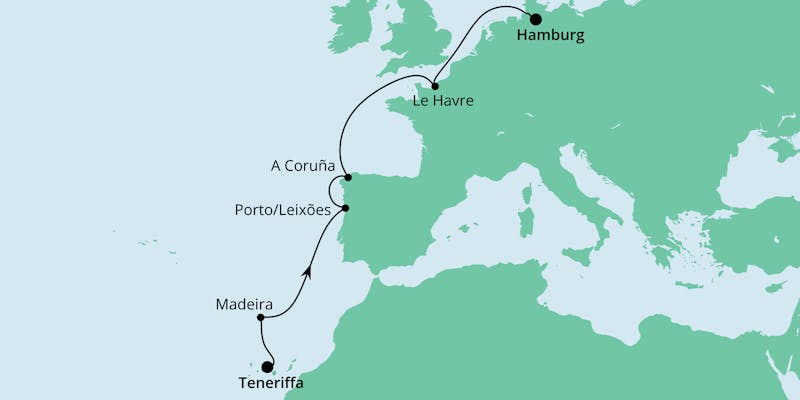 Von Teneriffa nach Hamburg 2