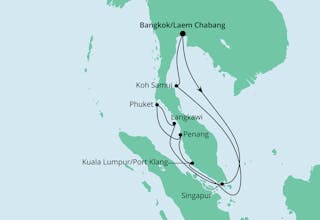 Thailand,  Malaysia & Singapur mit Phuket