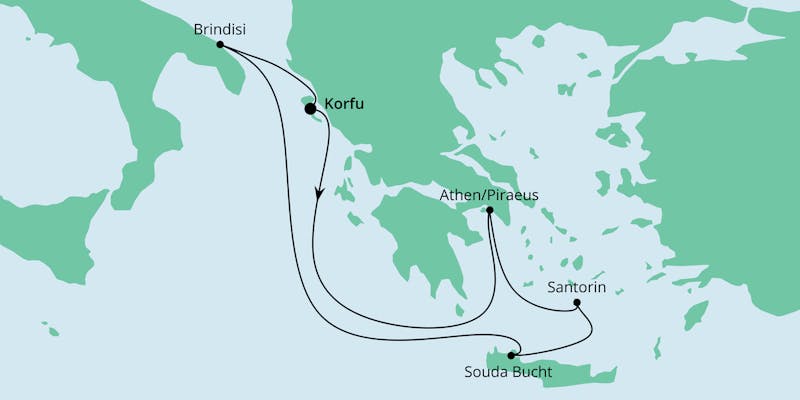 Griechenland ab Korfu