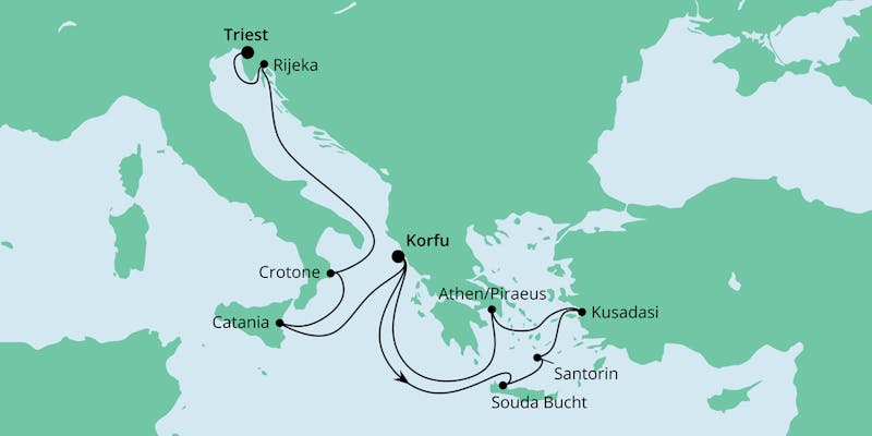 Von Korfu nach Triest 3