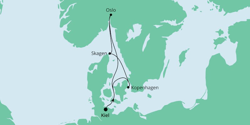 Dänemark & Norwegen ab Kiel