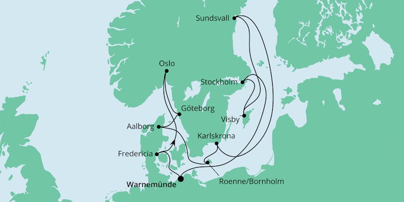 Skandinavien-Rundreise