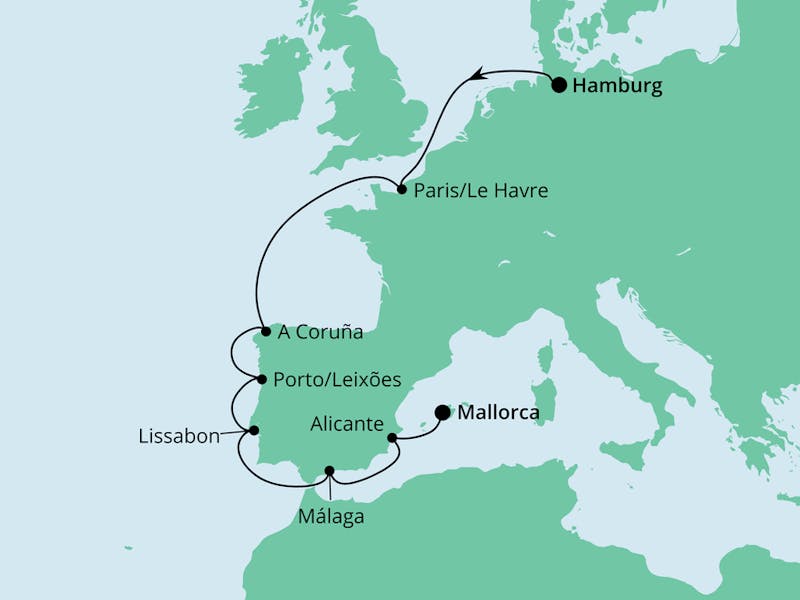 Von Hamburg nach Mallorca 2