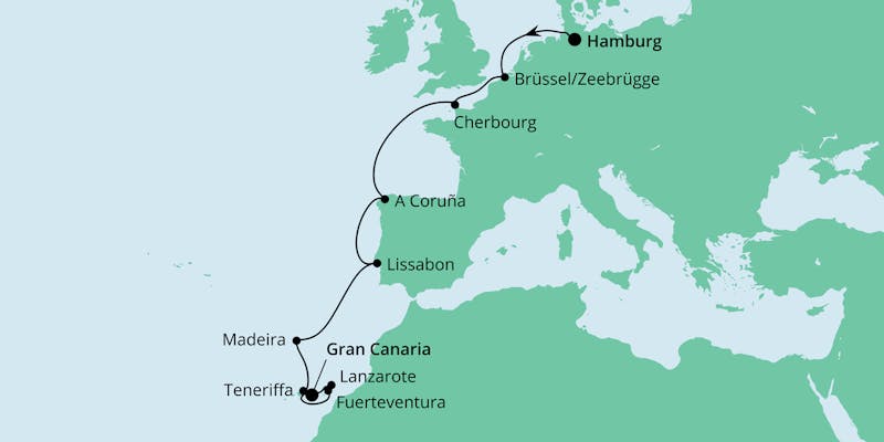 Von Hamburg nach Gran Canaria 2