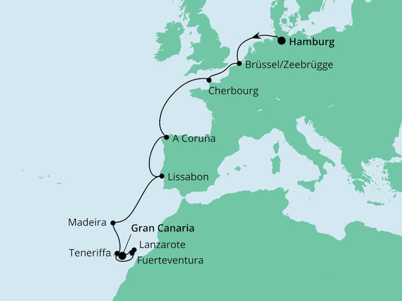 Von Hamburg nach Gran Canaria 2