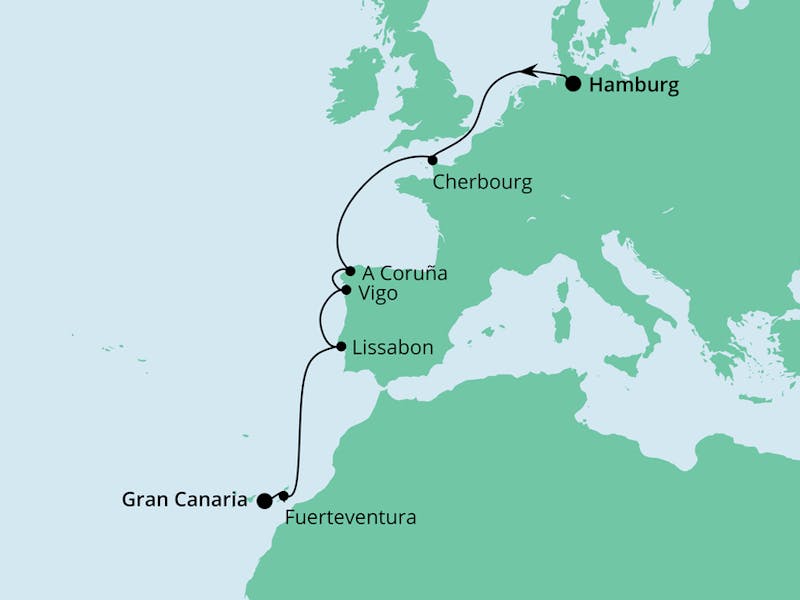 Von Hamburg nach Gran Canaria 1