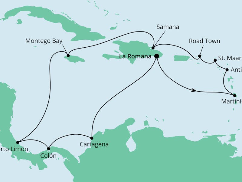 Karibik & Mittelamerika ab Dominikanische Republik