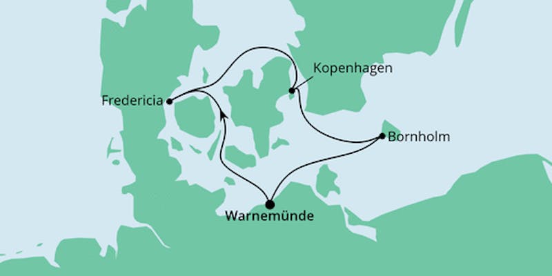 Kurzreise nach Dänemark mit Bornholm