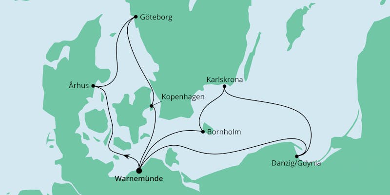 Dänemark mit Danzig & Göteborg